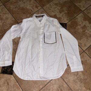 Burberry kids collar shirt